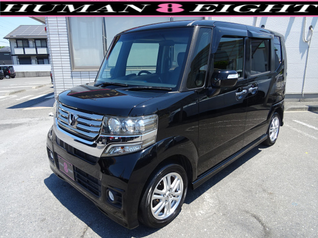 N-BOXカスタム G Lパッケージ 電動スライド HID メモリーナビ