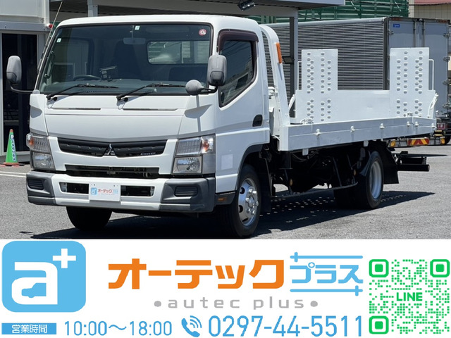 キャンター 車載車 極東開発フラトップ ウインチ 5速MT
