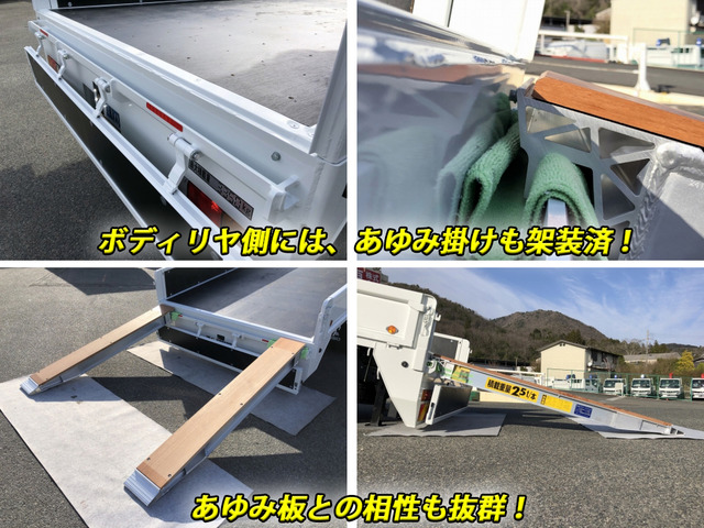 三菱ふそう キャンター クレーン 4段 ハイジャッキセルフ 3.35t