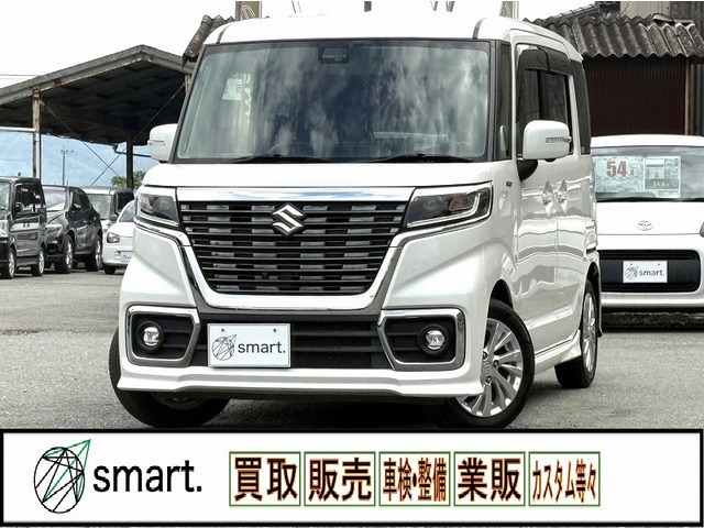 スペーシアカスタム ハイブリッド(HYBRID)  GS セーフティ/純正8インチナビ/全方位