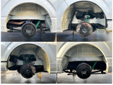 モデリスタショックアブソーバーで乗り心地も向上♪ 中古車で気になるのは下廻り・タイヤハウスの状態ですよね!大きな錆や劣化もなく比較的綺麗な状態で入庫ですよ♪