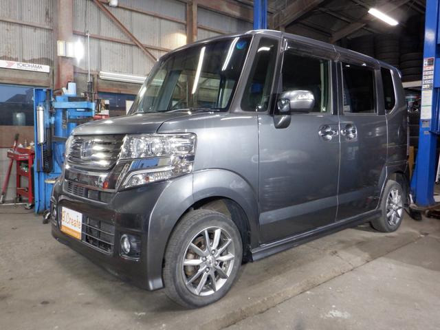 N-BOXカスタム G ターボ パッケージ 4WD 本州仕入れ ターボ 4WD ナビ