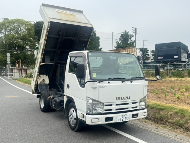 エルフ 3.0 強化ダンプ フルフラットロー ディーゼル 車検付