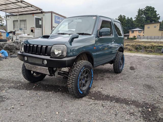 ジムニー ランドベンチャー 4WD オールペイント タイヤ新品 リフトアップ マフラー 改造