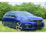 308SW GT ブルーHDi ディーゼル グラスルーフ ハーフレザーシート CD