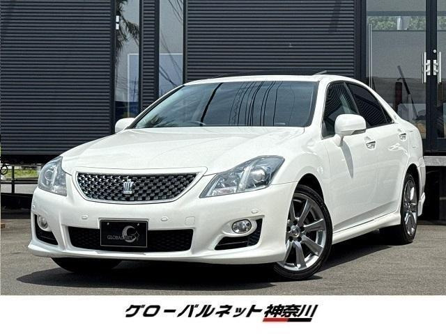 クラウンアスリート 2.5 ナビパッケージ サンルーフ 本革シート メーカー純正ナビ
