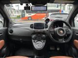アバルト595 コンペティツィオーネ CarPlay ハーフレザー ドラレコ