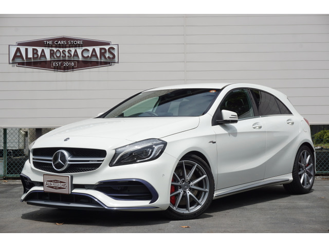 Aクラス AMG A45 4マチック 4WD 黒革・AMGエキゾースト・ナビ・ACC・