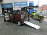 N-BOX+ G Lパッケージ 車いす仕様車 電動ウインチ 固定ベルト 4人乗り