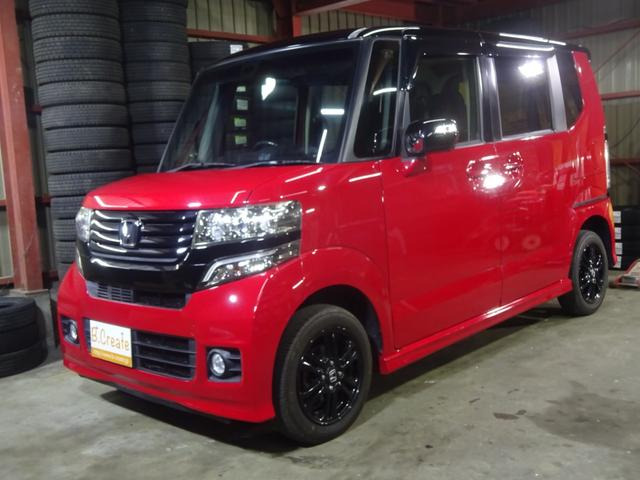 N-BOXカスタム G SSパッケージ 2トーンカラースタイル 4WD 本州仕入 ナビ TV Bカメラ...