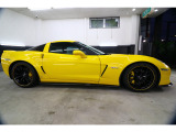 コルベット Z06 社外エキマニ マフラー カーボンリップ
