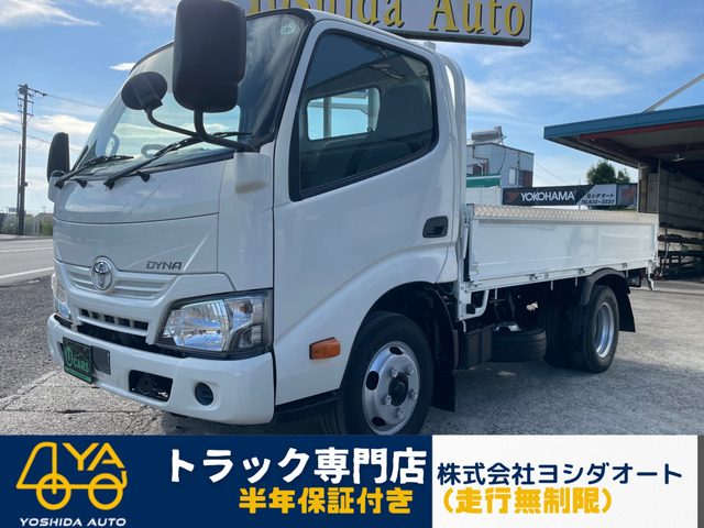 ダイナ  2t平ボディ アオリカバー付き