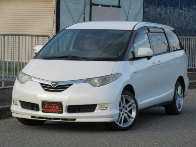 エスティマハイブリッド 2.4 G 4WD 両側パワースライド/クルコン/Bカメラ