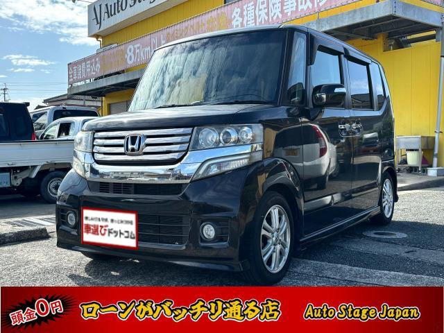N-BOXカスタム G Lパッケージ ☆バックカメラ☆ナビTV☆両側電スラ☆