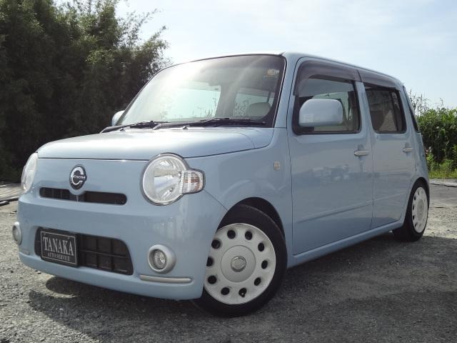 ミラココア X ローダウン 車高調 ホワイトルーフ