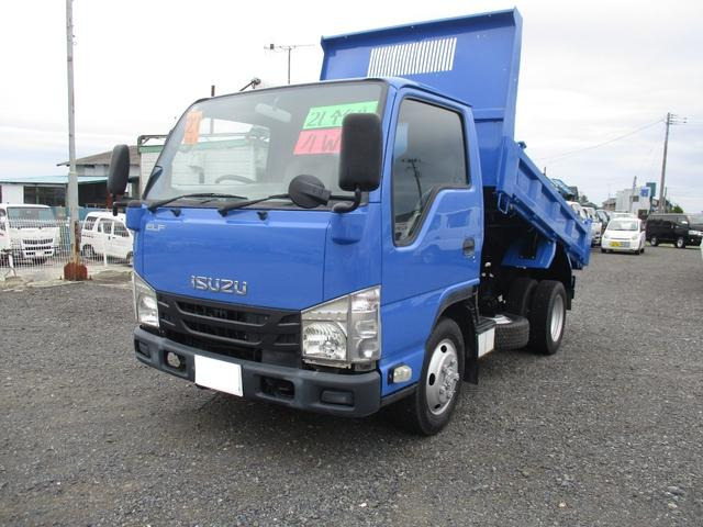 エルフ  フルフラットローダンプ 2t積 エアコン