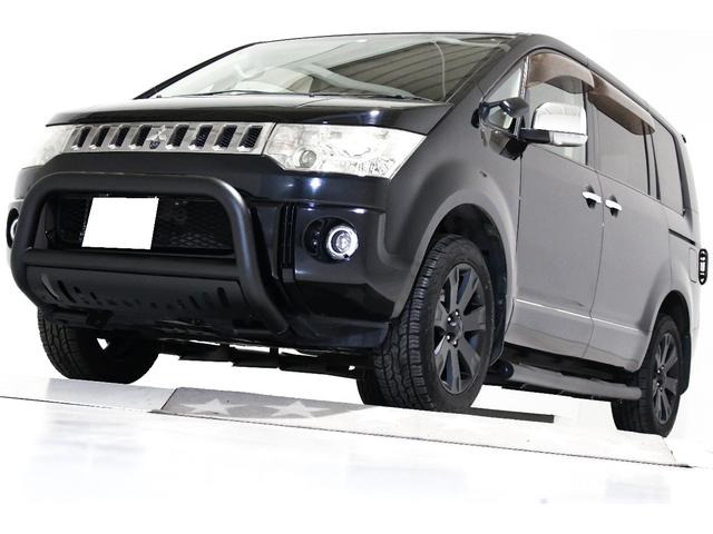デリカD:5 2.4 シャモニー 4WD APJ製フロントグリルガード APJ製テールランプガード
