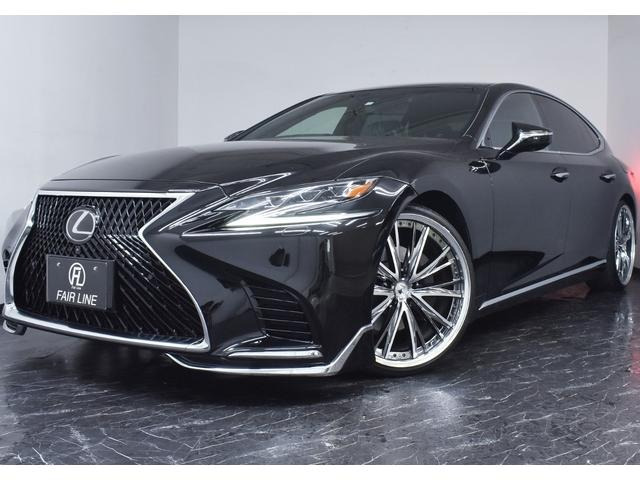 レクサス LS 500 黒革 新品モデリスタエアロ パドルシフト の