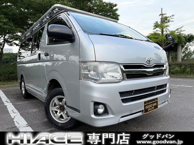 ハイエースバン 3.0 DX ロング GLパッケージ ディーゼル 4WD ルーフキャリア ETC TV ...