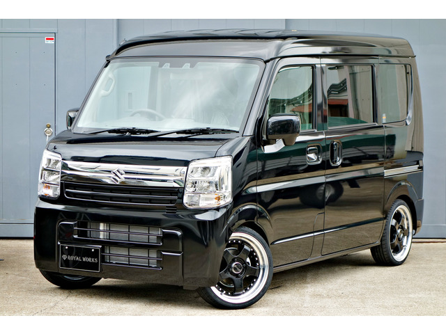 エブリイ ジョイン ターボ ハイルーフ 新品16インチアルミ 新品車高調