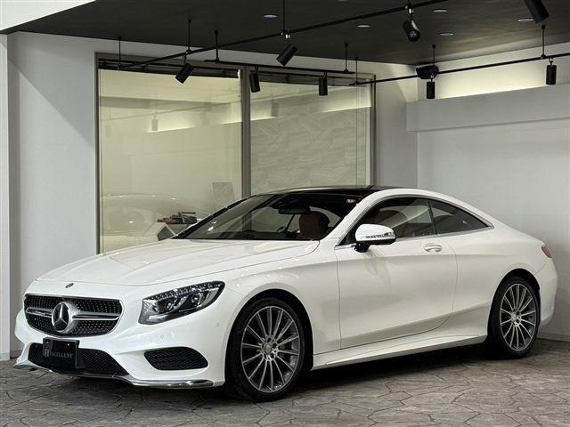 Sクラスクーペ S550 AMGライン 1オーナー サドルブラウン内装 右H