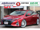 【中古車情報】トヨタ プリウスPHV 1.8 A レザーパッケージ 車高調 ボーラーズAW 11.6インチ純 の中古車詳細（走行距離：8.5万km、カラー：エモーショナルレッド、販売地域：大阪府八尾市南亀井町）
