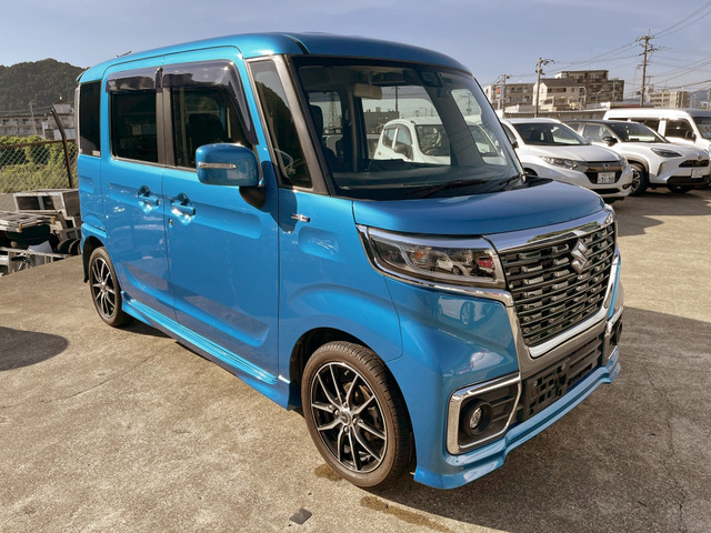 スペーシアカスタム ハイブリッド(HYBRID)  GS 社外ナビ BTオーディオ ETC装備