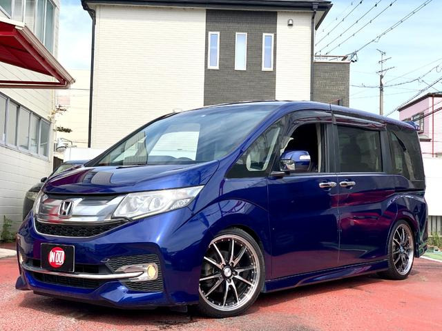 ステップワゴン 1.5 スパーダ 車高調 19inアルミ 両側スライドドア