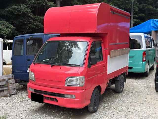 ハイゼットトラック スペシャル 4WD AT車エアコン☆夏場対策の窓用クーラー付