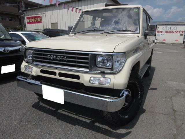 ランドクルーザープラド  美車 社外ホイール 革調シートカバー