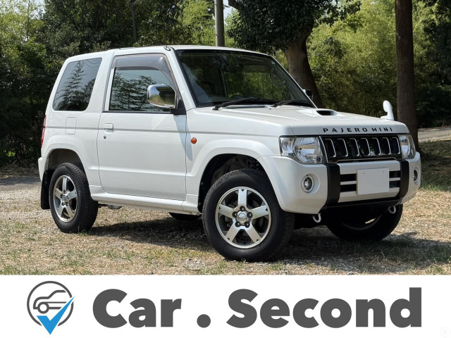 パジェロミニ プレミアム セレクション 4WD 半革シート バックカメラ ETC
