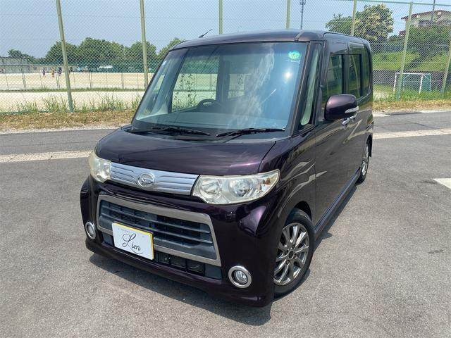 タント  カスタムX 電動スライドドア ナビ TV HID スマートキー ベンチシート