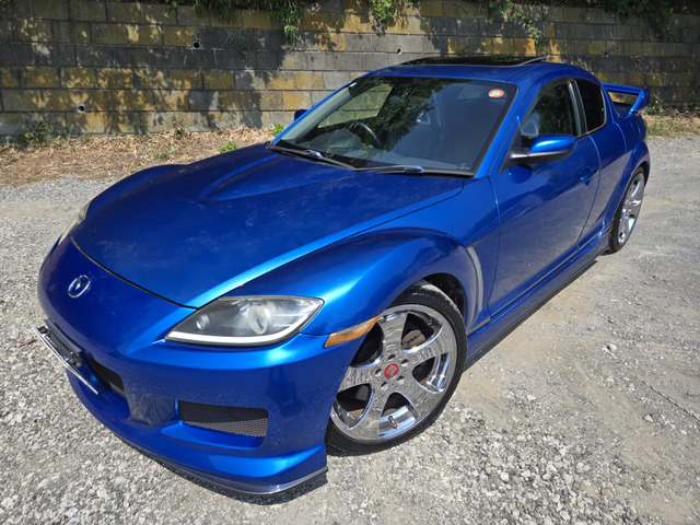 RX-8タイプE禁煙車 フルエアロ サンルーフ キーレス