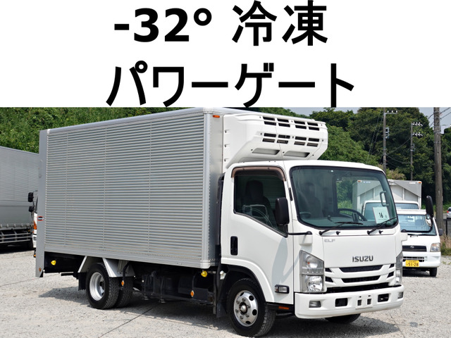 エルフ アルミバン ワイドロングパワーゲート低温冷蔵冷凍