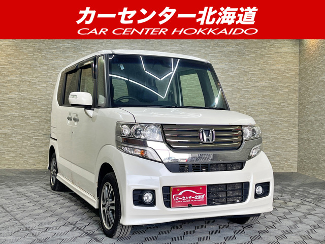 N-BOXカスタム G SSパッケージ 4WD 5年保証 スマキー 両側パワスラ ナビ