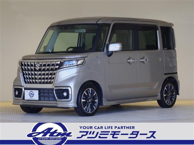 スペーシアカスタム ハイブリッド(HYBRID)  XSターボ 後席M・9型ナビ・全方位カメラ...