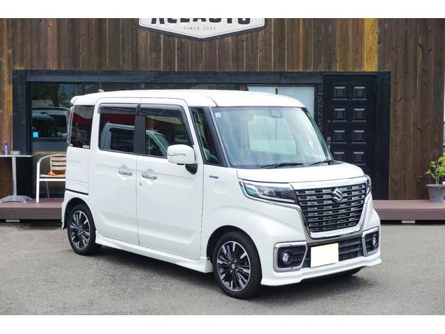 スペーシアカスタム ハイブリッド(HYBRID)  XSターボ 全方位カメラ フルセグTV走行中OK