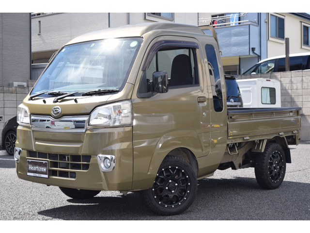 ハイゼットトラック ジャンボ 4WD 【ゴツゴツT4速AT4WD地デジMナビ】
