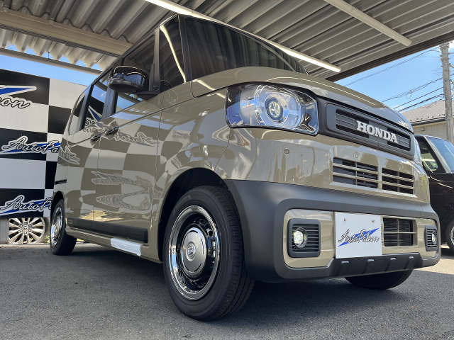 ホンダ N-BOX ジョイ ターボ 2トーン アルパイン11型ナビ フェイスPKG