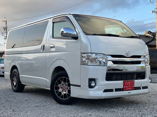 ハイエースバン 3.0 スーパーGL ロング ディーゼル 両側パワースライドドア プッシュ...