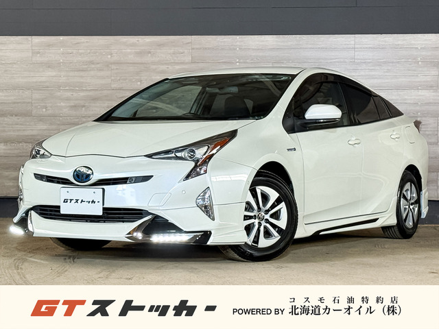 プリウス1.8 A E-Four 4WDフルエアロ 純正ナビ フルセグ Bカメラ