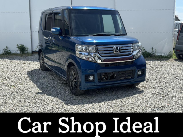 N-BOXカスタムG ターボ パッケージ 4WD1年保証★ターボ★前後ドラレコ★ナビ★