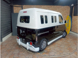 ハイゼットカーゴ クルーズ ハイルーフ レトロバス仕様 かわいい軽 カスタムカー