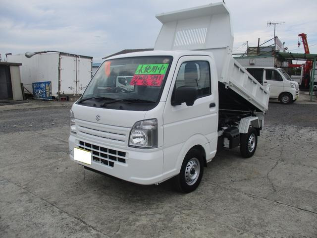 キャリイ 頑丈ダンプ 4WD 届出済み未使用車 4WD 5速マニュアル