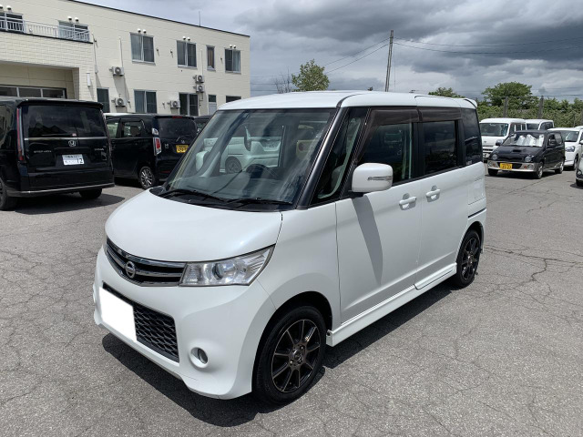 ルークス　ハイウェイスター　ターボ　4WD 車検2年付き 日産 ルークス ハイウェイスターターボ 車検2年付 ターボ 両側電動