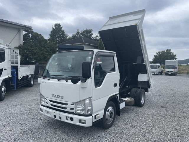 エルフ 3.0 強化ダンプ フルフラットロー ディーゼル 2t 5速MT 左電動格ミラー