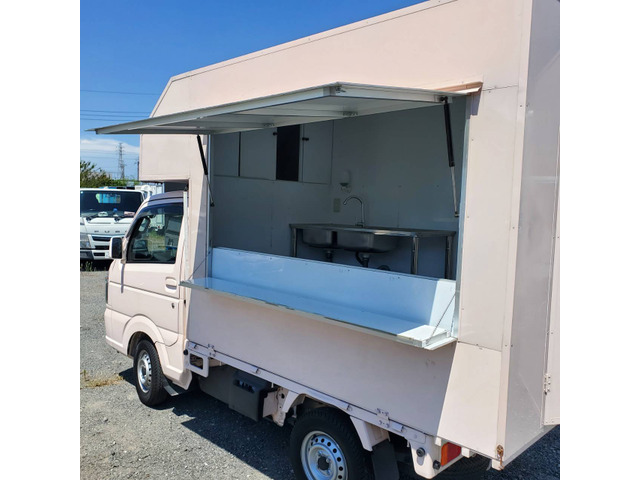 日産 クリッパートラック キッチンカー脱着ボックス仕様、軽貨物 の