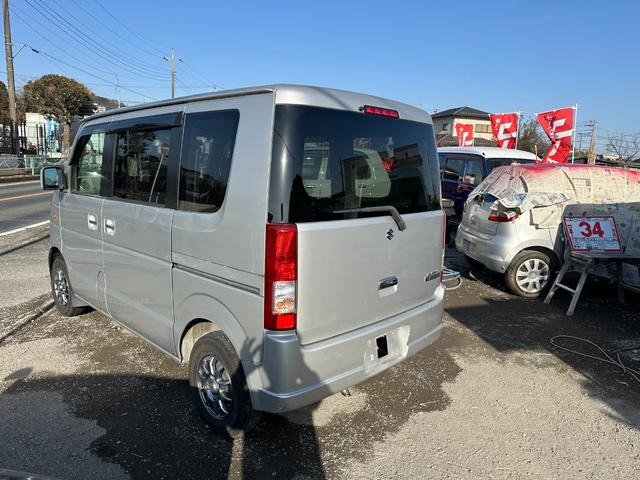 スズキ エブリイワゴン JPハイルーフ タイミングチェーン 2年車検付 の