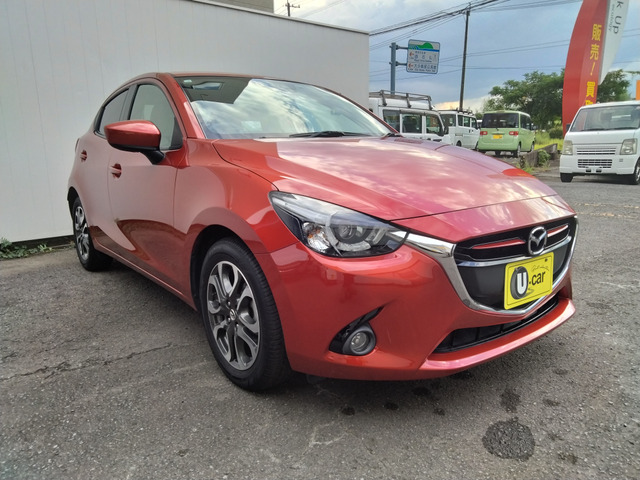 マツダ デミオ 1.5 XD ツーリング Lパッケージ ETC BSM 白革シート の