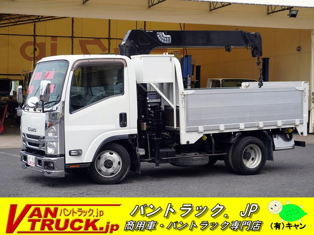 エルフ クレーン セミロング 4WD 4段 2t アルミ平